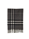 BURBERRY CLASSIC CHECK PATTERNED CASHMERE SCARF