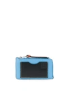 Loewe Zipped Card Holder In Blue