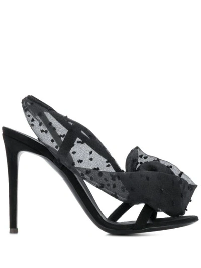 Giuseppe Zanotti Women's Polka Dot Flower High-heel Sandals In 5652