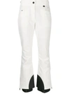 Moncler Gore-tex Infinium High-rise Flared Ski Pants In White