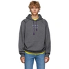 ACNE STUDIOS ACNE STUDIOS GREY VIDEO PRINT HOODIE