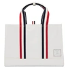 THOM BROWNE THOM BROWNE WHITE BUBBLE WRAP EAST-WEST TOTE