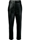 PINKO TAPERED LEG CROPPED TROUSERS