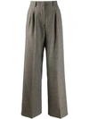 FENDI HOUNDSTOOTH-PATTERN TROUSERS
