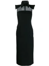 FENDI FENDI 直筒衬衫式连衣裙 - 黑色