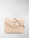 Saint Laurent Small Loulou Chain Bag In Neutrals