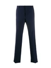 Prada Tailored Slim-fit Trousers In Blue