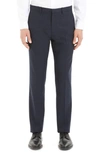 THEORY MAYER THUR CHECK WOOL DRESS PANTS,J0791206