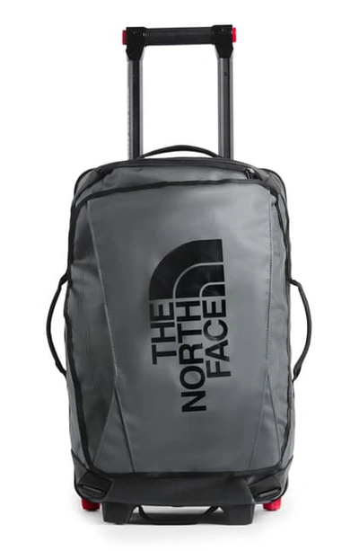 The North Face Rolling Thunder 21-inch Wheeled Carry-on In Asphalt Grey/ Tnf Black