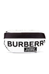 BURBERRY BURBERRY MEDIUM SONNY GRAPHIC FANNY PACK IN WHITE,BURF-WY41