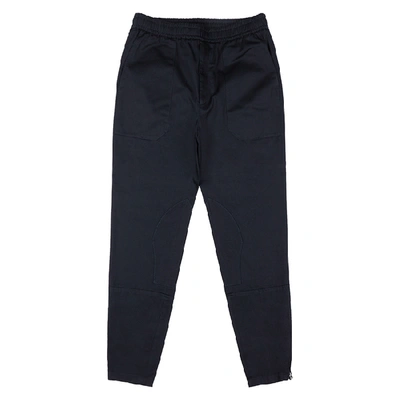 Gucci Navy Tapered Cotton Sweatpants In Blue