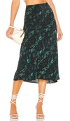CLEOBELLA CLEOBELLA MIDI 半身裙 – TEAL SNAKE,CLEO-WQ30