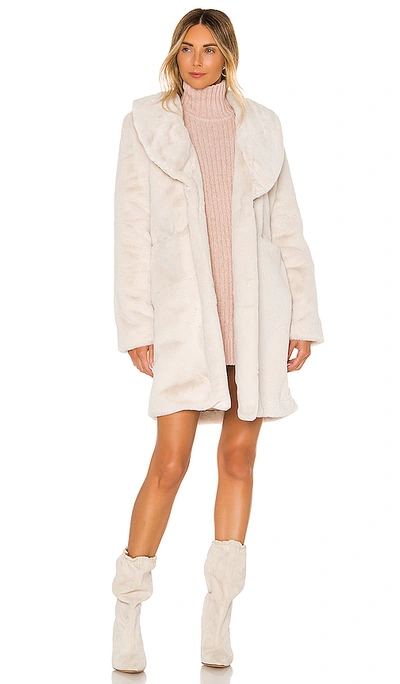 Lovers & Friends Donna Coat In Creamy White