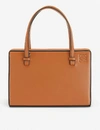 Loewe Postal Leather Shoulder Bag In Brown