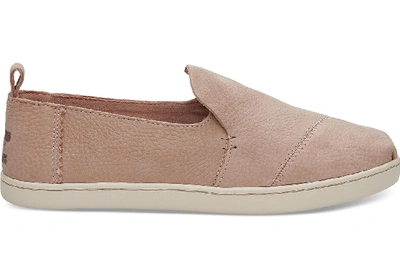 Toms Bloom Leather Women's Deconstructed Alpargatas Shoes In Neutrals