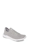 Apl Athletic Propulsion Labs Techloom Wave Two-way Running Sneakers In Cement/ White