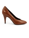 GUCCI BROWN LEATHER PUMPS,11046101