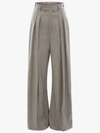 JW ANDERSON HIGH WAISTED WIDE LEG TROUSERS,TR06819EPG000214341095