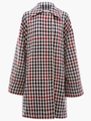 JW ANDERSON CHECK BLANKET COAT,14341002