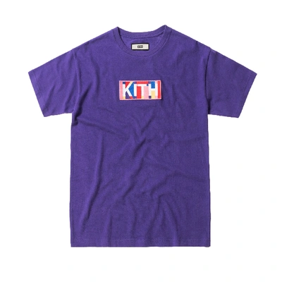 Pre-owned Kith  Geo Colors Tee Purple