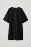 COS TOPSTITCHED WOOL-CASHMERE DRESS,0791213003007