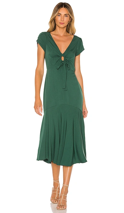 Tularosa Avalynn Dress In Emerald Green