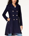 GUESS DOUBLE-BREASTED SKIRTED COAT