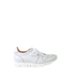 Buttero Lace-up Leather Sneakers In White