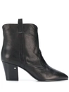 LAURENCE DACADE COWBOY STYLE ANKLE BOOTS