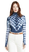FREE PEOPLE PSYCHEDELIC TURTLENECK PULLOVER