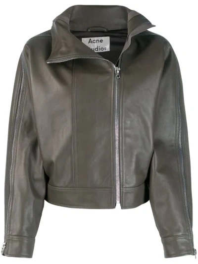 Acne Studios Dolman Sleeves Jacket In Grey