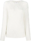 ALLUDE CHUNKY KNIT JUMPER