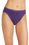 Natori Bliss French Cut Briefs In Deep Purple