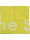Acne Studios Toronty Scarf In Lime Yellow In Green