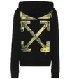 OFF-WHITE PRINTED COTTON HOODIE,P00406147