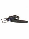 ROBERT GRAHAM MEN'S SUMMERLAND BELT IN BLACK SIZE: 38W BY ROBERT GRAHAM