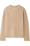 VINCE SHAKER RIBBED CASHMERE SWEATER