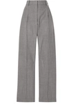 ALEXANDER WANG STRETCH WOOL AND MOHAIR-BLEND TAPERED PANTS