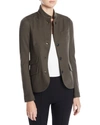 Rag & Bone Slade Three-button Wool Blazer In Armygrn