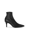 Rag & Bone Beha Stretch Leather Moto Booties In Black