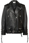 ACNE STUDIOS Lastrid oversized lace-up leather biker jacket