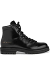 COMMON PROJECTS GLOSSED-LEATHER ANKLE BOOTS