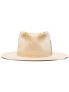 NICK FOUQUET West Palm antique-effect fedora hat
