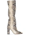 PARIS TEXAS 100MM SNAKE-EFFECT BOOTS