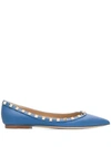 VALENTINO GARAVANI GARAVANI ROCKSTUD BALLERINA SHOES