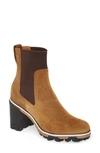 Rag & Bone Shiloh High Gored Bootie In Golden Brew