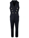 BALMAIN DOUBLE BREASTED JUMPSUIT,11046891