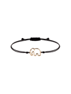 Yvonne Léon 9k Yellow Gold And Black Elephant Bracelet In 107 - Metallic