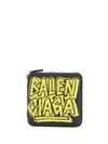 BALENCIAGA GRAFFITI VILLE SQUARE WALLET