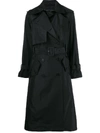 EUDON CHOI RAY BLEND WOOL TRENCH
